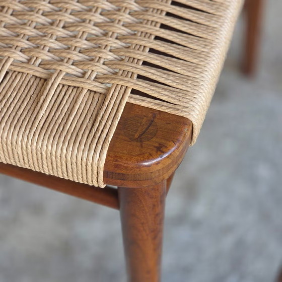 4x Wilkhahn, Georg Leowald Model 351 dining chair, teak – Chairs and lounge chairs, Paper, Wood, Vintage (photo 14 of 15)