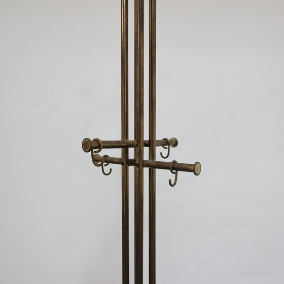Image 1 of Renato Zevi Metalarte Marmeren en Messing Kapstok Modern Design