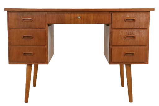 Vintage Zweeds teak bureau
