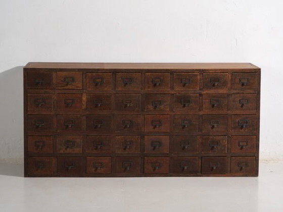 Credenza farmacia giapponese antica kusuri tansu - Periodo Taishō / Showa (ca.) #95 – Credenze, Iron (photo 35 of 40)
