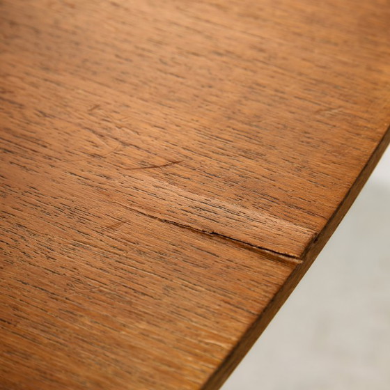 Image 1 of MK11233 Stuhl aus Teakholz auf Metallgestell