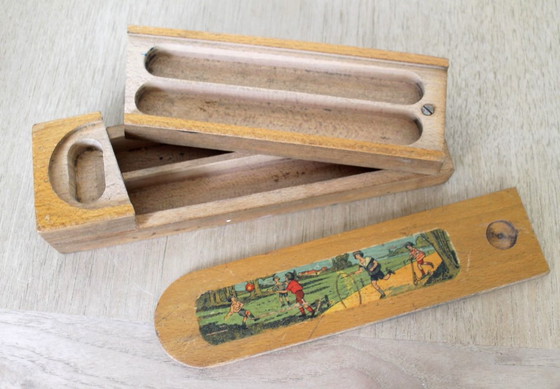 Astuccio Antico – Litografia Nostalgica (Anni '30-'50) – Oggetti decorativi, Wood (photo 11 of 14)