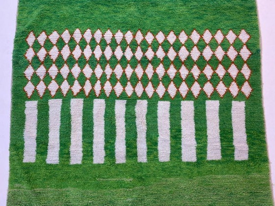 Image 1 of Reiner Wollteppich, traditionell handgefertigt, Größe 2/3 m