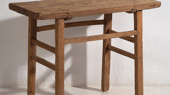 Antiker Konsolentisch aus Holz (ca. 1920) #6 (photo 3 of 29)