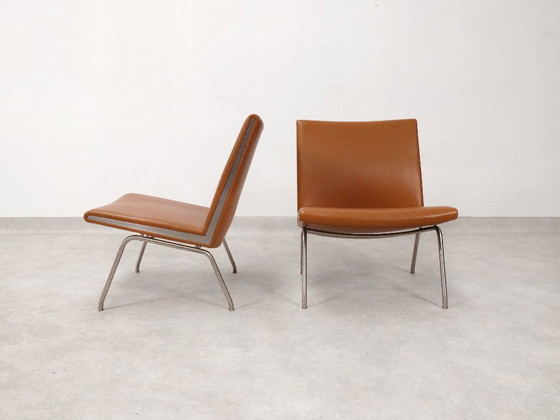 Image 1 of Set di poltrone da aeroporto CH401 di Hans J. Wegner