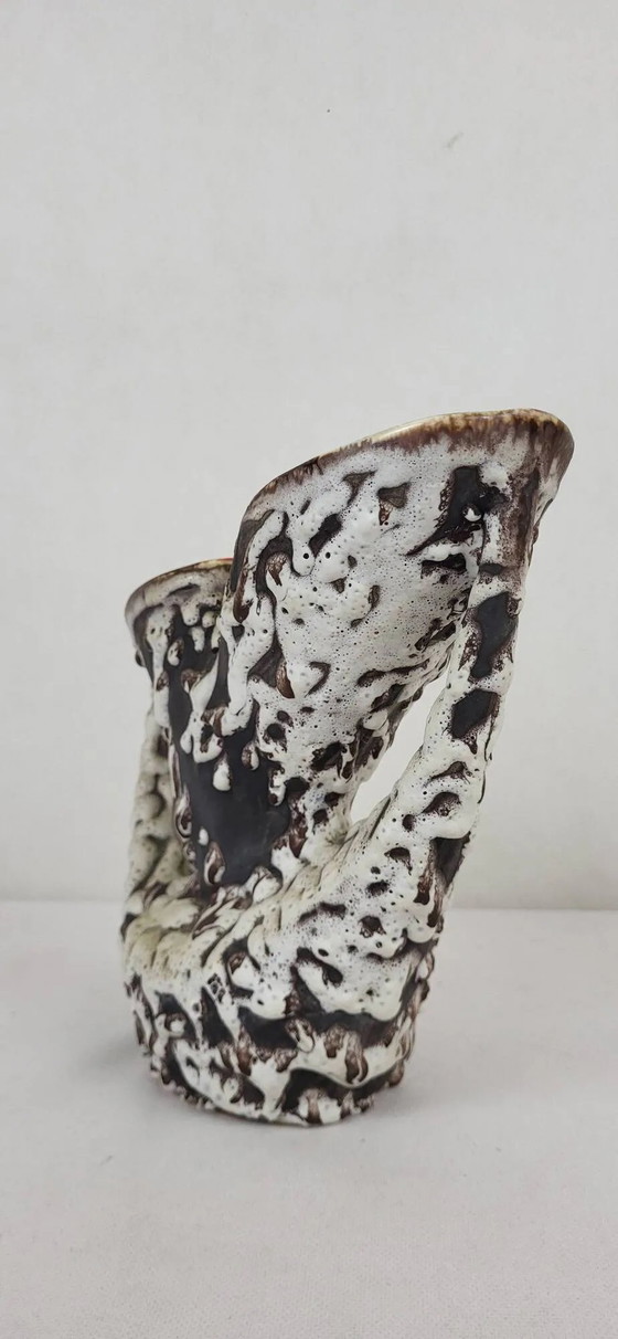 Fat Lava Vase Small Massé Morvan – Porcelain, Vintage (photo 5 of 8)