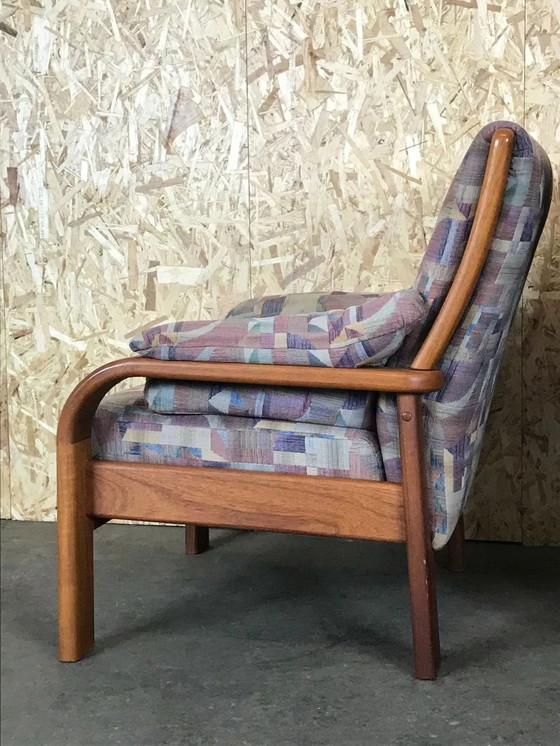 Image 1 of 2x Fauteuil en teck des années 60 70 Easy Chair Olsen & Laursen Danish Design Denmark