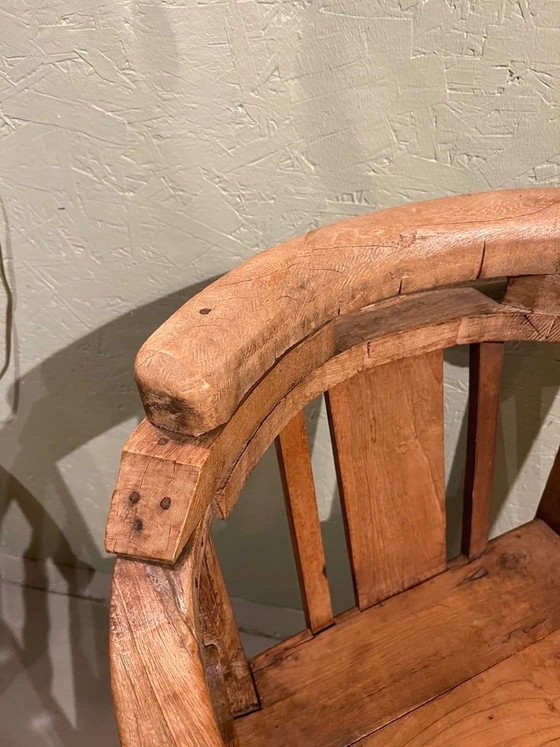 Image 1 of Chaise coloniale ancienne, presque antique