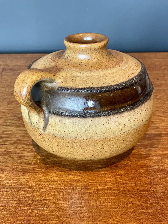 Image 1 of Vase design vintage Strehla Keramik modèle 9025 - style moderne du milieu du siècle - années 1960