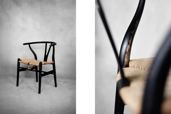 Image 1 of Vintage Mid-Century Danish Modern Oak CH24 Wishbone Chair by Hans J. Wegner for Carl Hansen & Søn, 1960s
