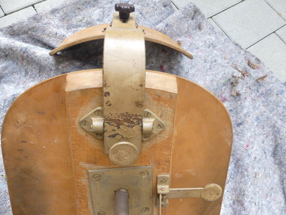 Image 1 of Sedia da scrivania girevole, anni '50, legno, WstaEb