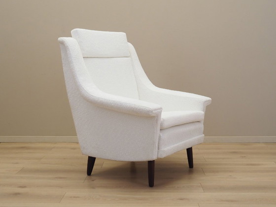 Image 1 of White armchair, Danish design, 1970s, production: Denmark