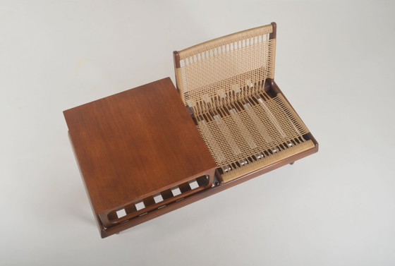 Image 1 of Set Deense zetels TV161 ontworpen door Hans Olsen voor Bramin, jaren '50