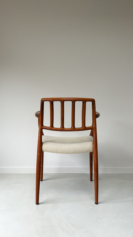 Image 1 of Niels Otto Møller teak wooden armchair model 66