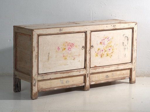 Antikes bemaltes Sideboard aus Kiefernholz – China, circa 1930