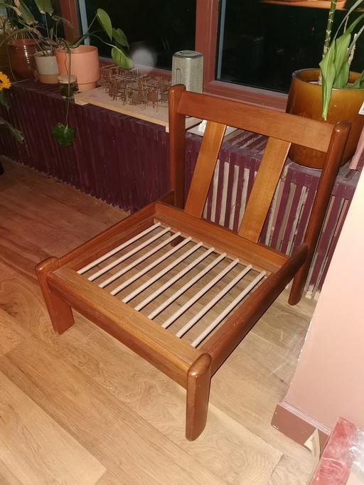 Vintage fauteuil teak