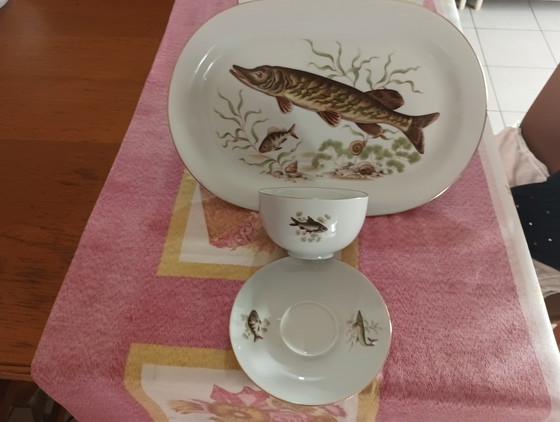 Image 1 of Vintage visservice Nieuw Johann Seltmann Vohentrauss Beieren Duitsland