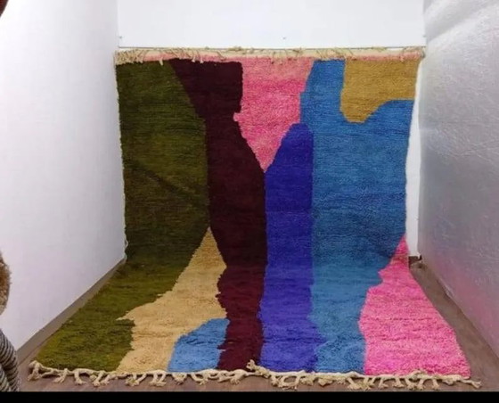 Prachtig handgemaakt kleurrijk vloerkleed 215cm x 315cm – Vloerkleden en tapijten, Wool, Modern (photo 5 of 6)