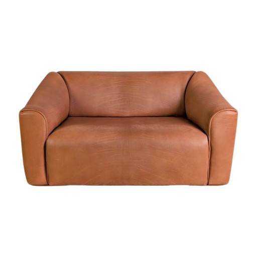 Canapé deux places design original de Sede DS 47 en cuir épais
