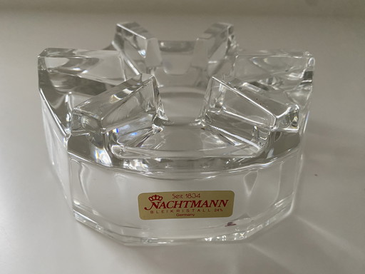 Vintage Nachtmann 24% Bleikristall-Kannewärmer / Teewärmer Westdeutschland 1970er Jahre