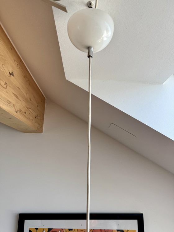 Image 1 of Harvey Guzzini ‘Cabras’ Pendant Lamp by Luigi Massoni Mid-Century Modern Vintage Retro Lighting 45cm