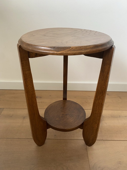 Antieke Art Deco Bijzettafel / Plantentafel Amsterdamse School Guéridon