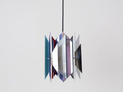 Danish vintage Divan 2 pendant lamp by Simon P. Henningsen, Lyfa, 1962