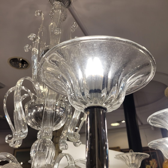 Image 1 of Lámpara De Techo /Chandelier Barovier & Toso, Cristal Soplado, 60’S – Italia