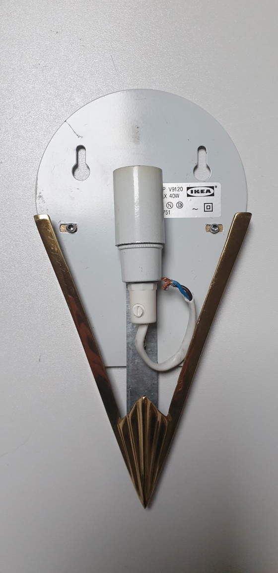 Image 1 of Applique murale vintage de style art déco