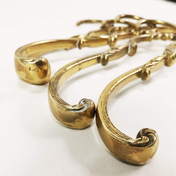 Set di Appendiabiti Art Déco in Ottone, anni '60 – Brass (photo 5 of 8)