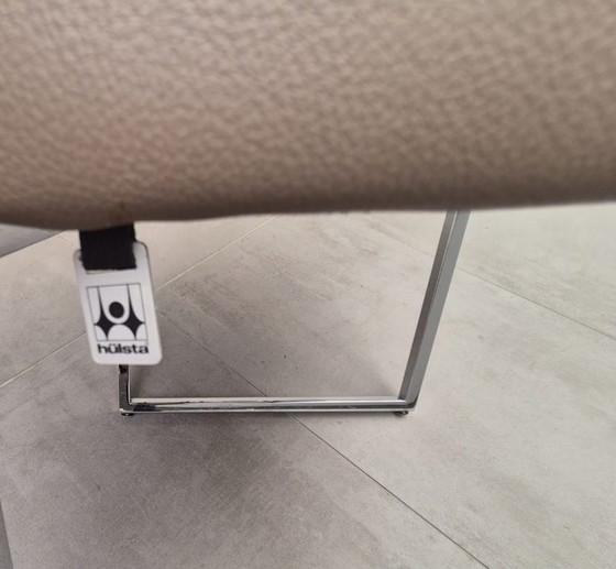 Juego de 6 sillas de comedor Hülsta de cuero. – Leather, Metal (photo 4 of 5)