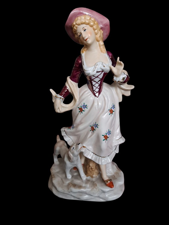 Image 1 of 2 figurines en porcelaine Homme Femme