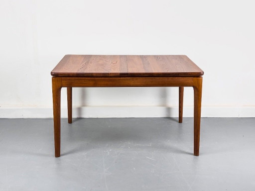 Extendable Solid Teak Dining Table by Glostrup, 1970s