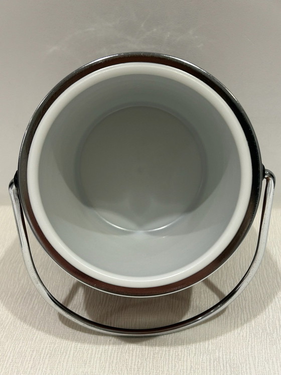 Secchiello Ghiaccio Vintage Cavallo Anni '70 - Modello Raro, Oggetti decorativi, Plastica, Cromo, Marrone (foto 5 di 9)