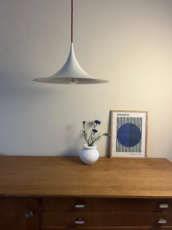 Image 1 of Semi pendente vintage 47 cm - Nebbia e Morup - Torsten Thorup - Claus Bonderup