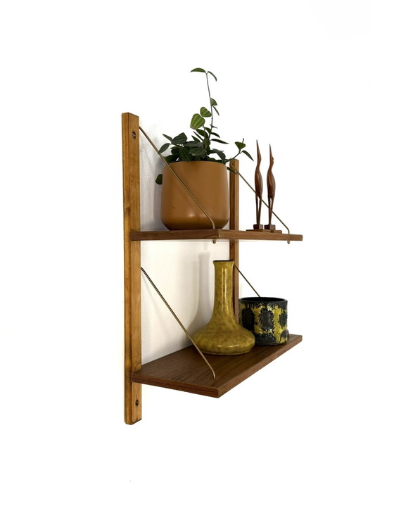 Image 1 of Vintage Danish wall rack '60