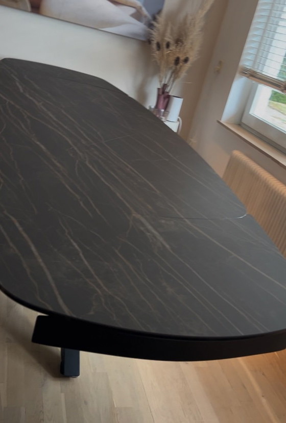Extendable Dining Table with Ceramic Top – XOOON, Glass (photo 16 of 16)