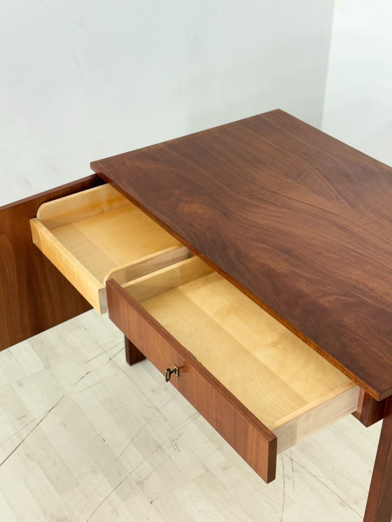 Image 1 of Mid-century modern bureau, damestafel, houten tafel, vintage bureau
