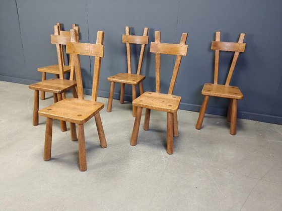 Image 1 of Brutalist dining set, 1960s 