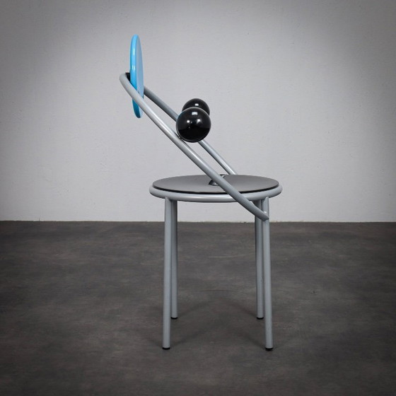 Image 1 of Een paar eerste stoelen van Michele De Lucchi voor Memphis, Milaan, Italië, 1981