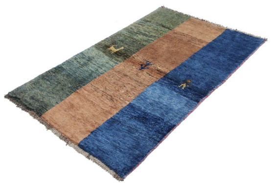 Image 1 of Original Persian carpet Gabbeh Ghashghai oriental carpet 164 cm x 108 cm old natural