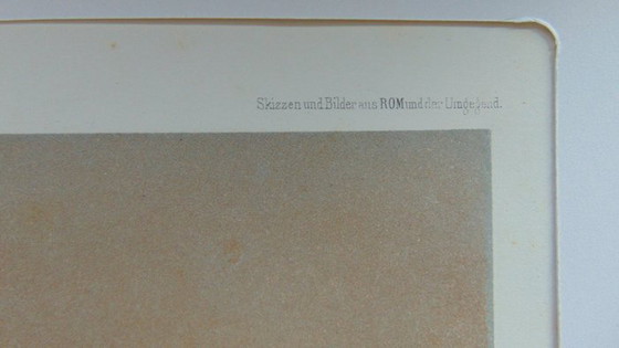 Image 1 of Karl Lindemann-Frommel (1819-1891) Lithographie Rom