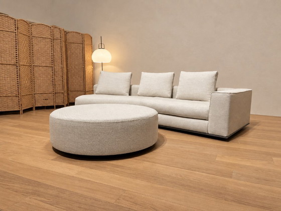 NUEVO Minotti Hamilton Sofá esquinero + Otomana + GARANTÍA, Sofás esquineros, Otro, Metal, Beige, Modern (foto 3 de 12)