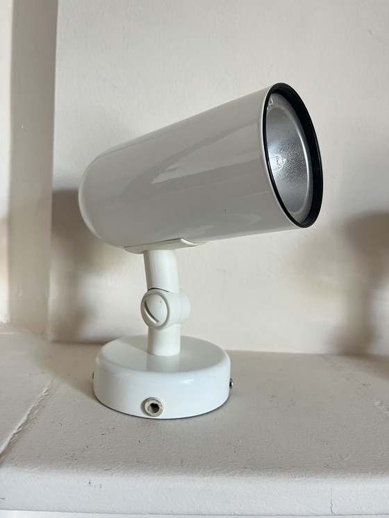 Image 1 of Set van 4 Vintage Retro Spots – Wit – Happy Light 1980