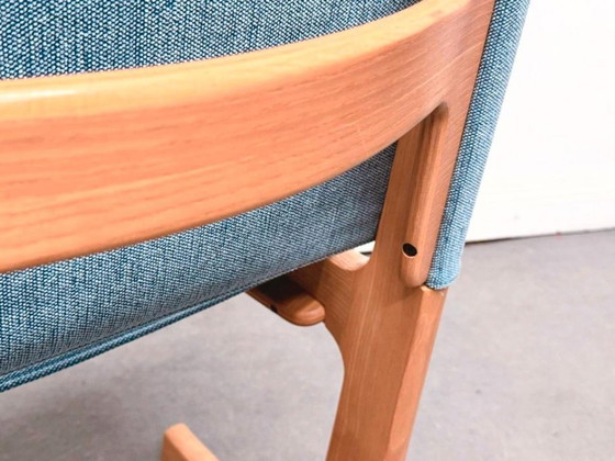 Set di 4 Sedie Ditte & Adrian Heath France & Son 594 Rovere – Sedie da pranzo, Tessile, Legno (photo 11 of 12)