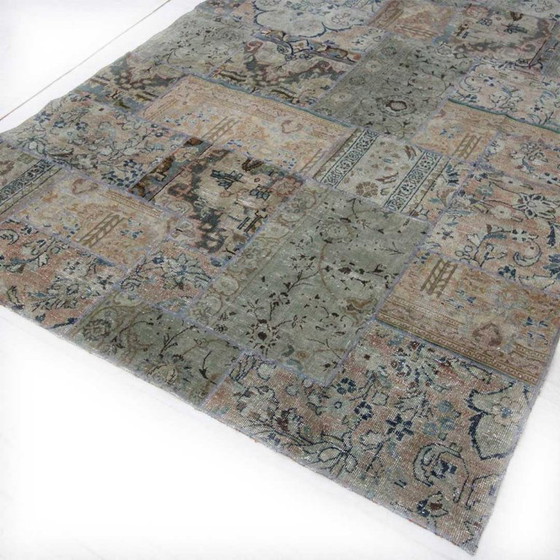 Image 1 of Persian rug patchwork carpet 240x170