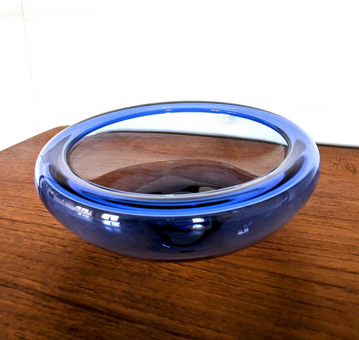 Deense midcentury schaal- glas- Per Lutken- Holmegaard