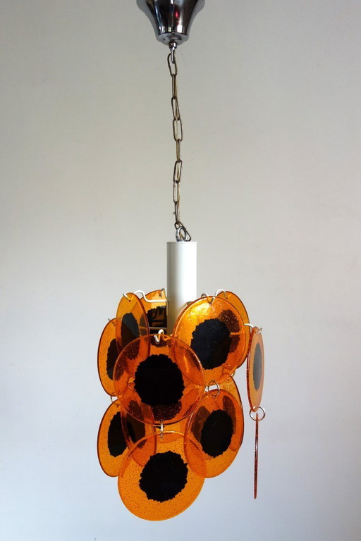 Vintage 1970s chandelier – Space Age dlg Gino Viscosi
