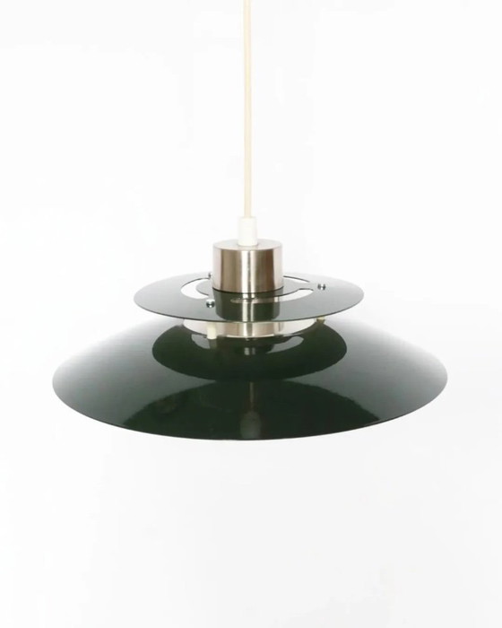 Image 1 of vintage green lamp hanging lamp Danish design retro