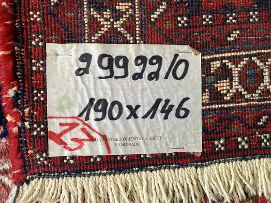 Image 1 of Nomadisch Shiraz Tapijt - 190x146 cm - Handgeknoopt met Figuren
